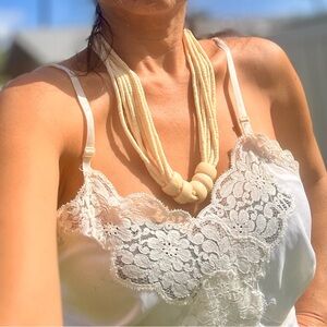 Authentic Native American Heishi Beads Strand Necklace Vintage Collector’